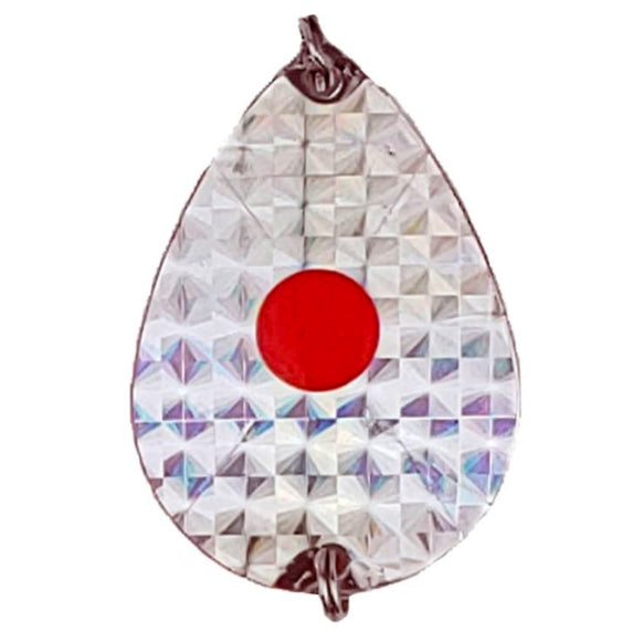 Wiggler KalaKinn 60mm Silver/Röd Prick