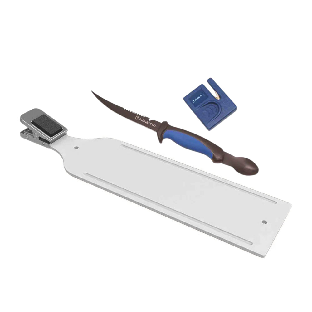 Kinetic Fillet Board & Knife Black/Blue 3pcs