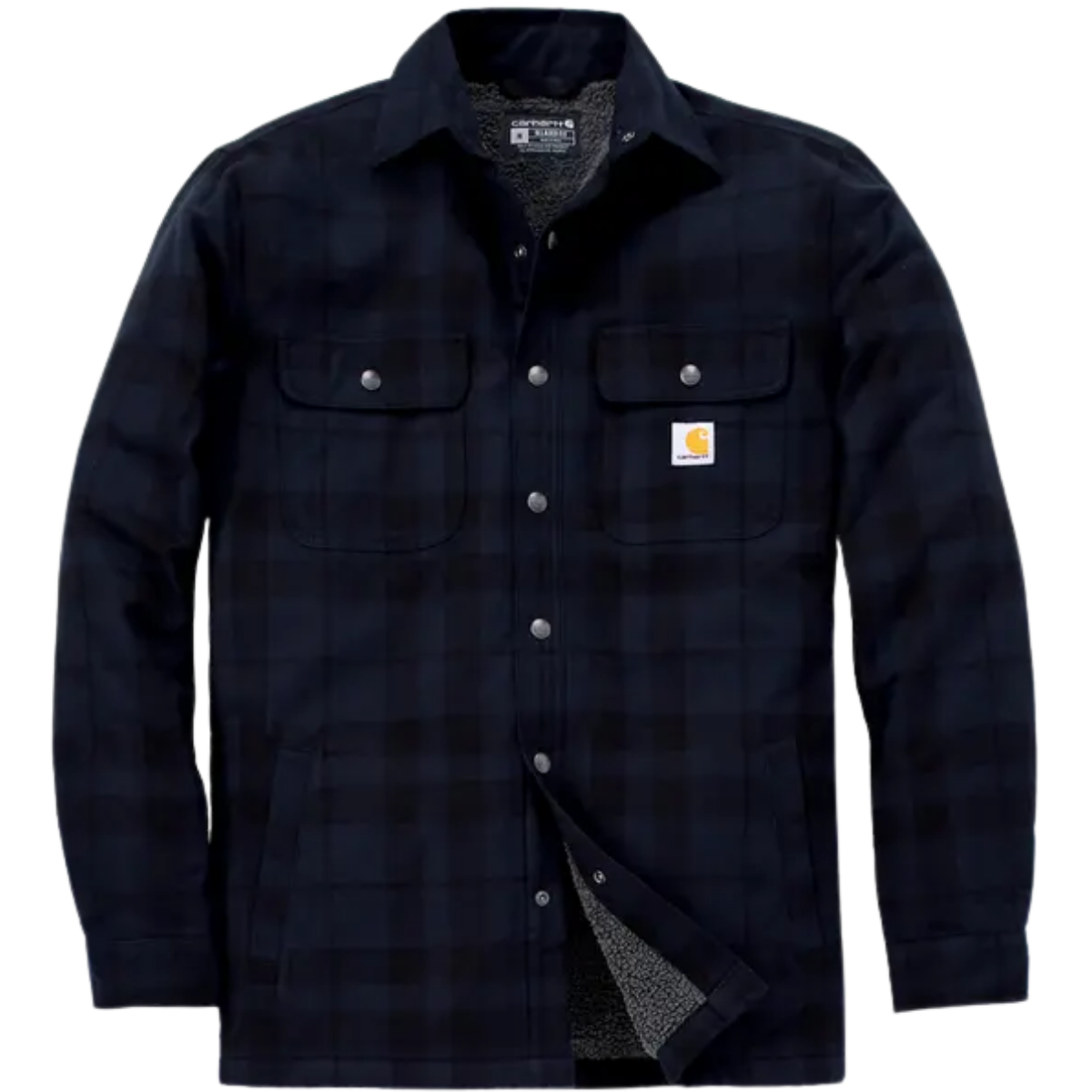 Carhartt Flannel Sherpa Lined Shirt Jacket