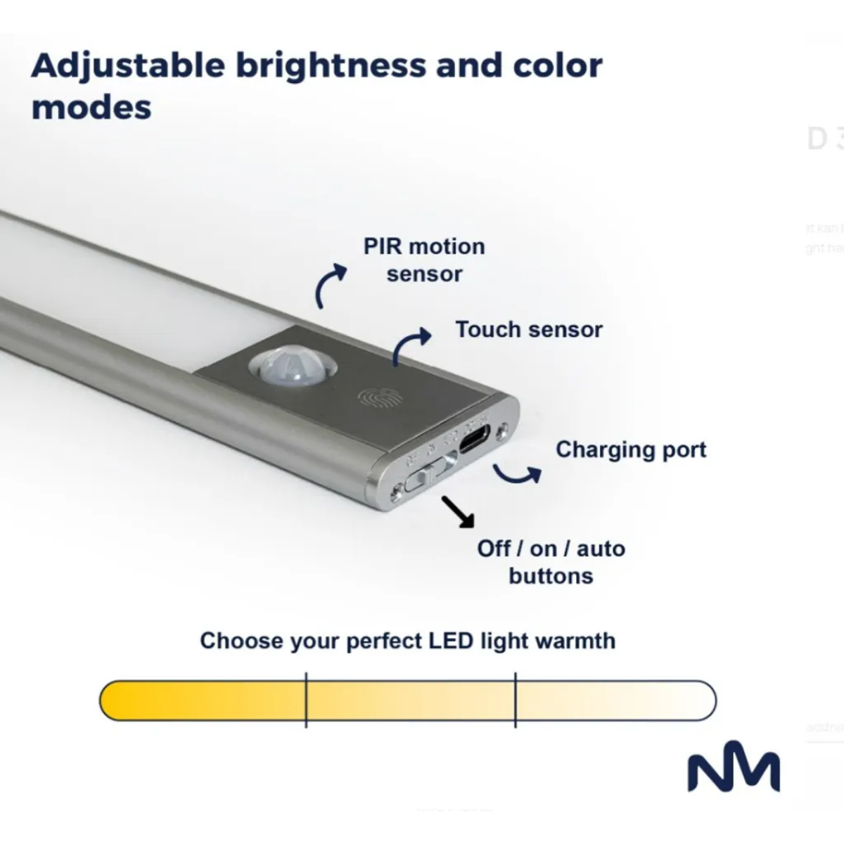 Sunmatic Sensorlampa LED 30cm 2-pack