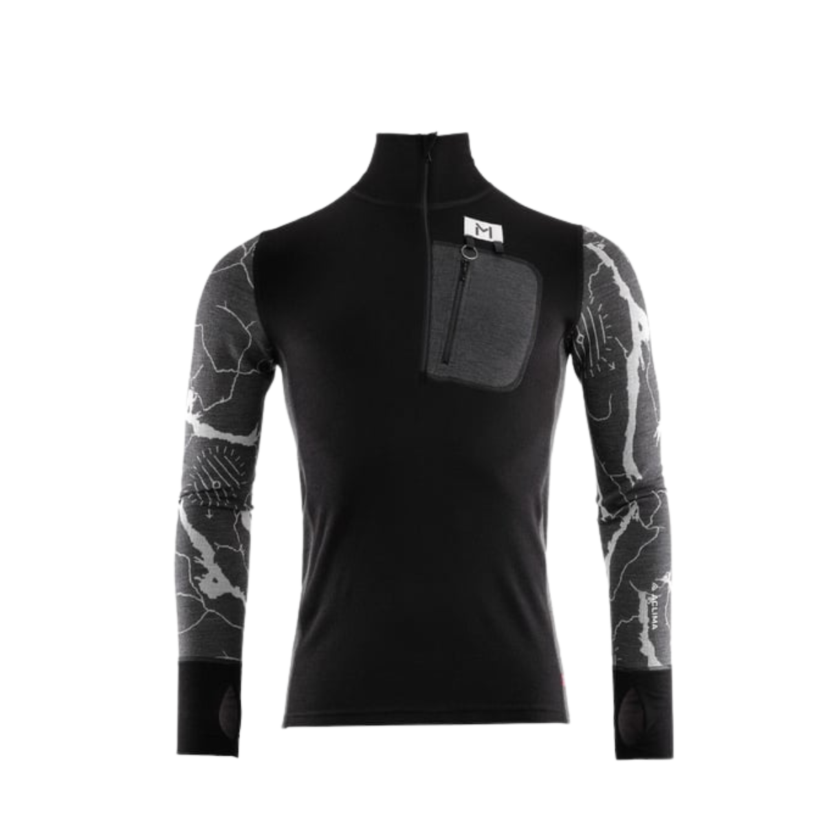 Aclima Femunden Polo M Jet Black/Marengo