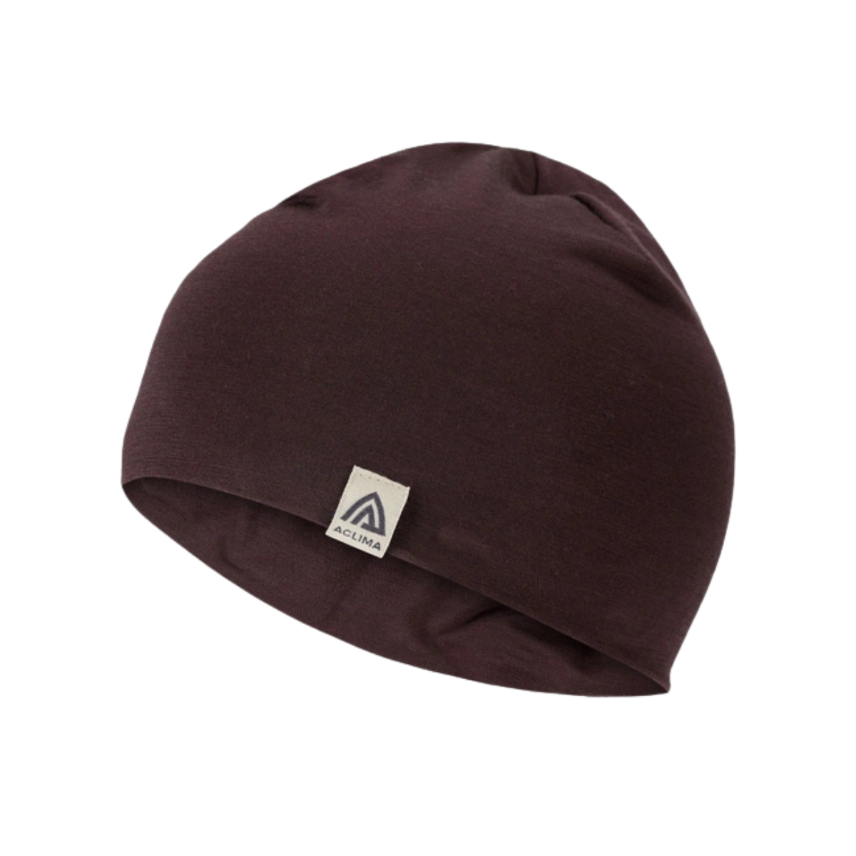 Aclima LightWool Relaxed Beanie Chocolate Plum