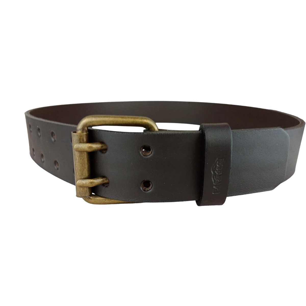 Edvardson Läderbälte 39 mm – Dubbeldorn brun