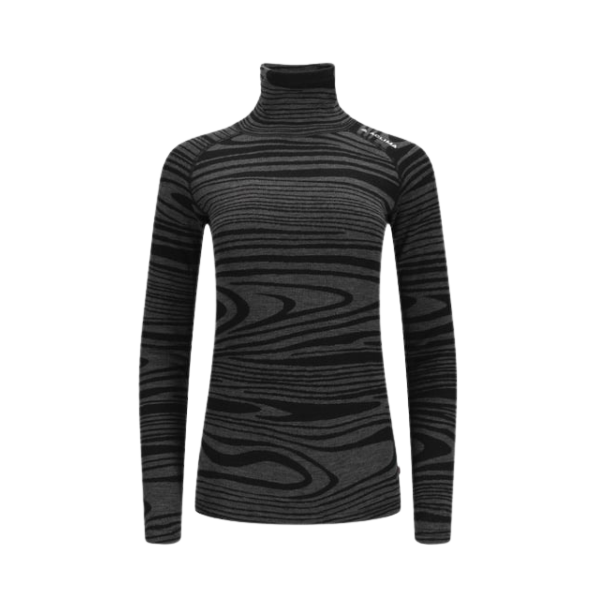 Aclima Warmwool Roll Neck W Black Motion