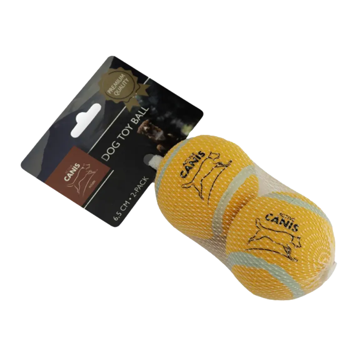 Active Canis Tennisboll 6,5cm Orange 2st