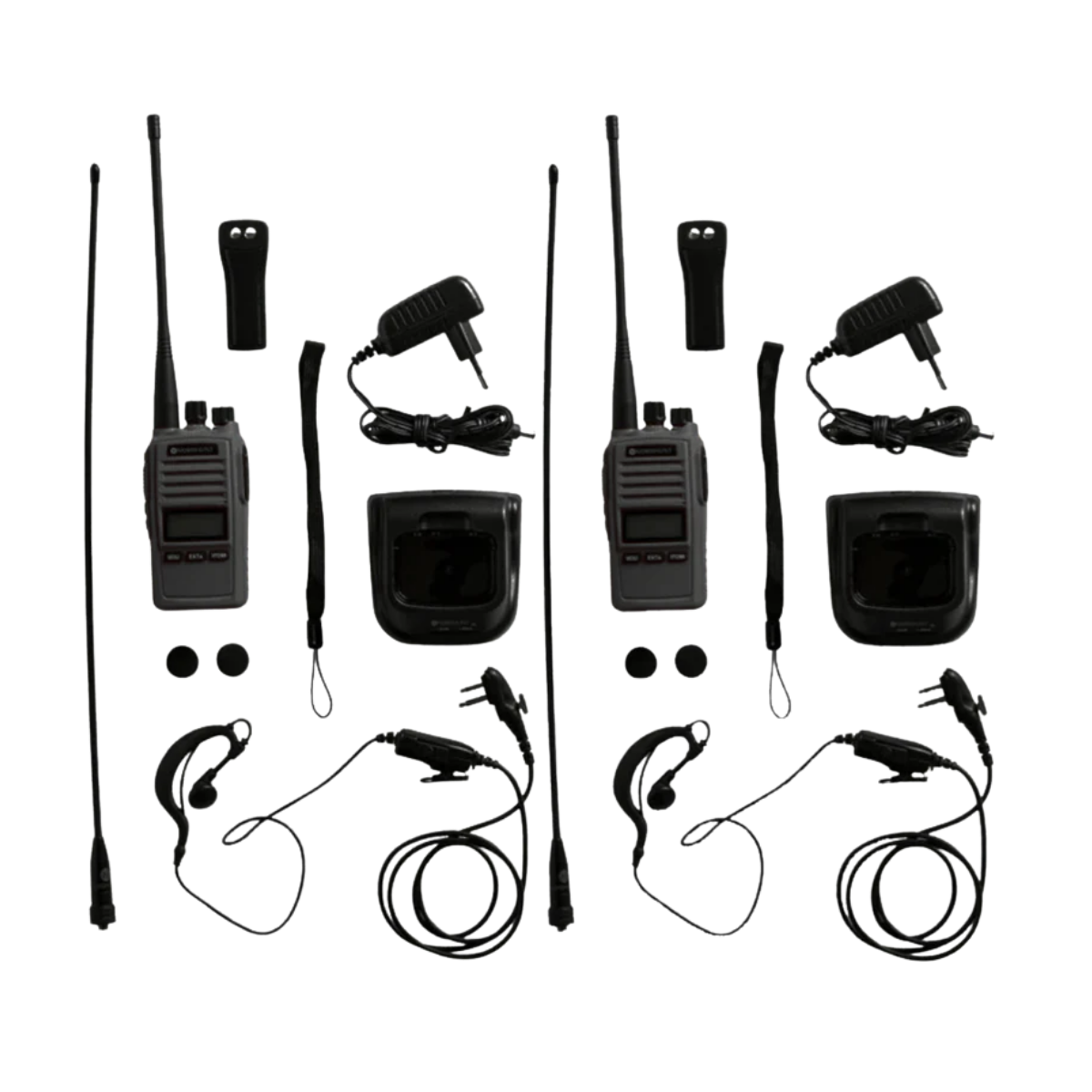 Nordhunt Jaktradiopaket 155hz Svart 2-Pack