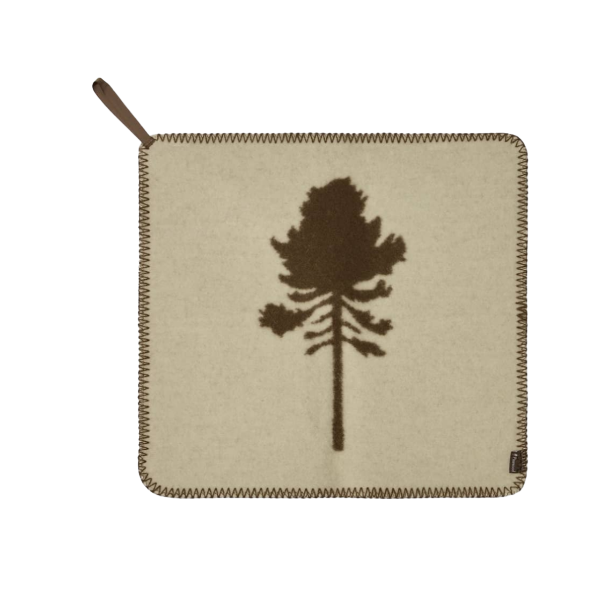 Pinewood Wool Seatpad Olive Green