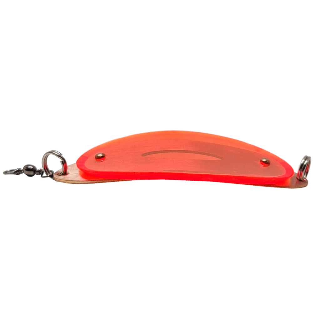 Polarpirken Plexi + Resin Romkornet Vit/Orange