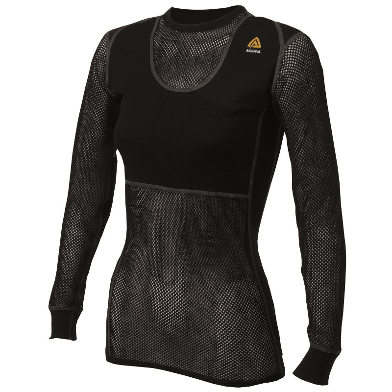 Aclima Woolnet Crewneck W´s Jet Black