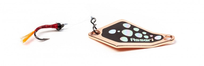 Asseri Arctic Char Lure Mini - Silver Svart