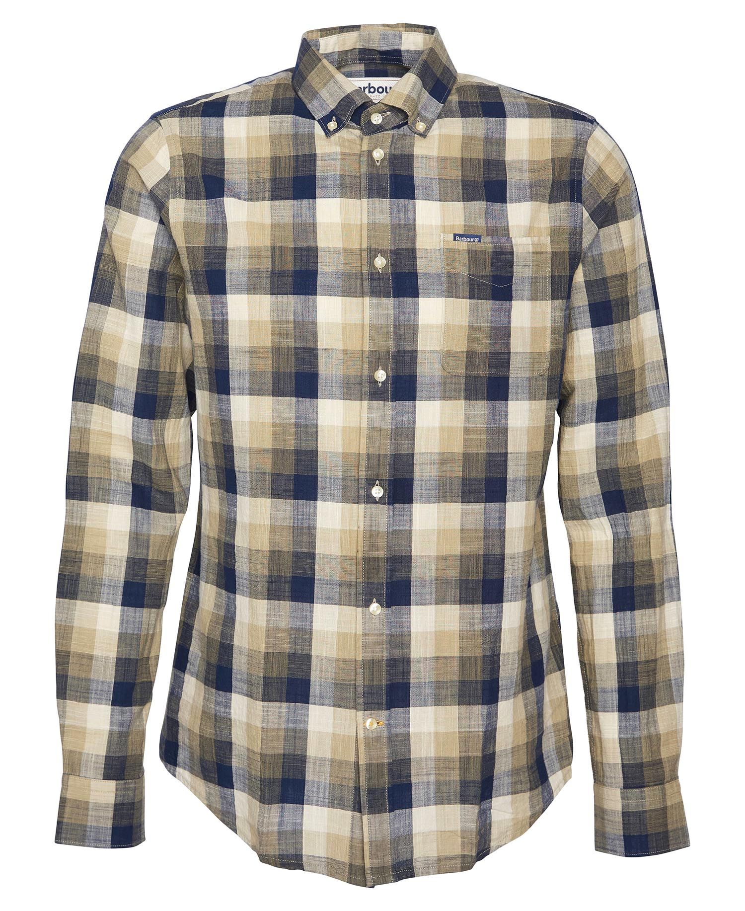 Barbour Hillroad Tailored Shirt Olive