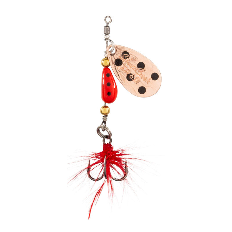 Daiwa Silvercreek Spinner Fly 9g Copper Ladybug