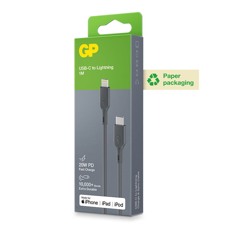 GP Essential Cable USB-C to Lightning 1M