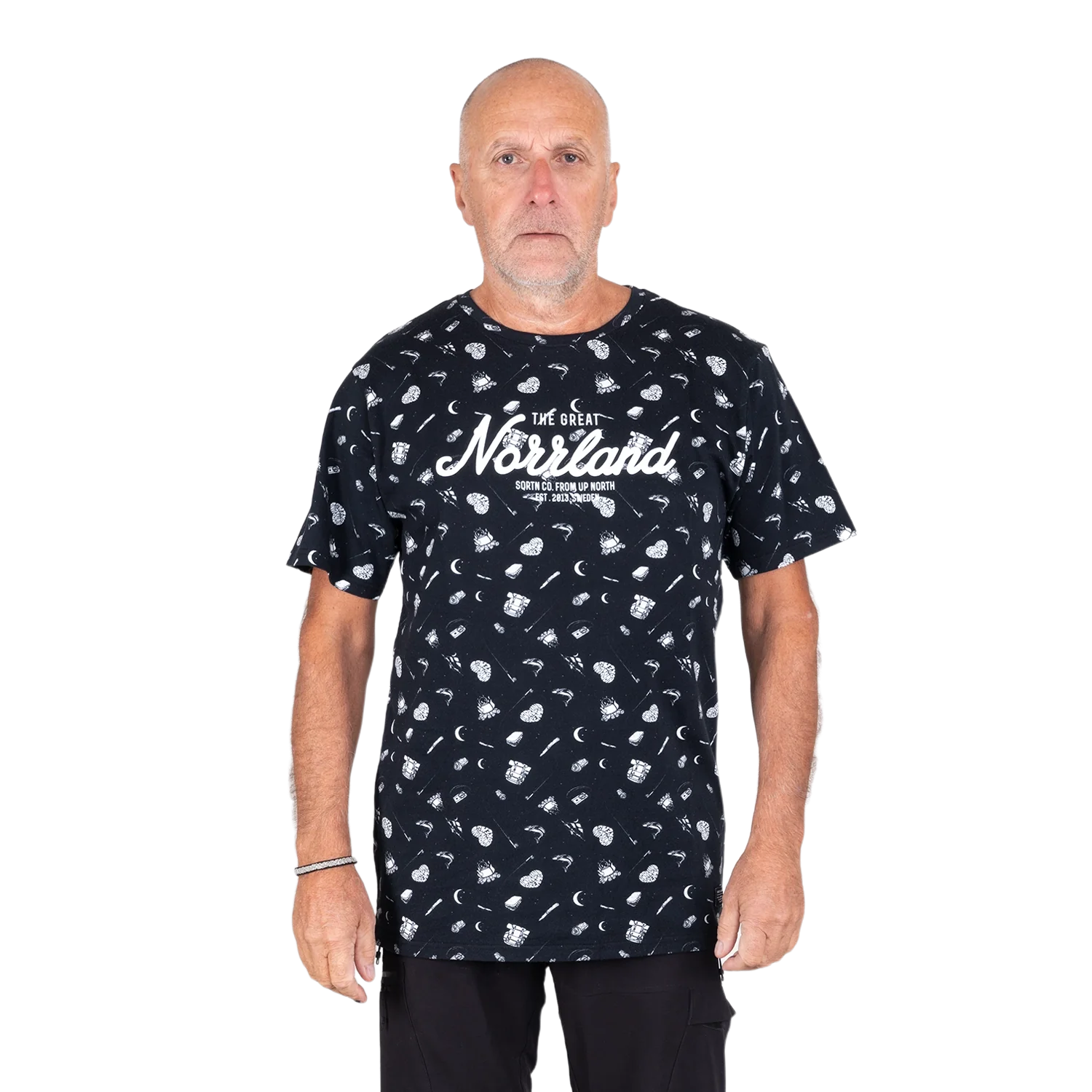 Great Norrland T-Shirt Dreams Black - XS