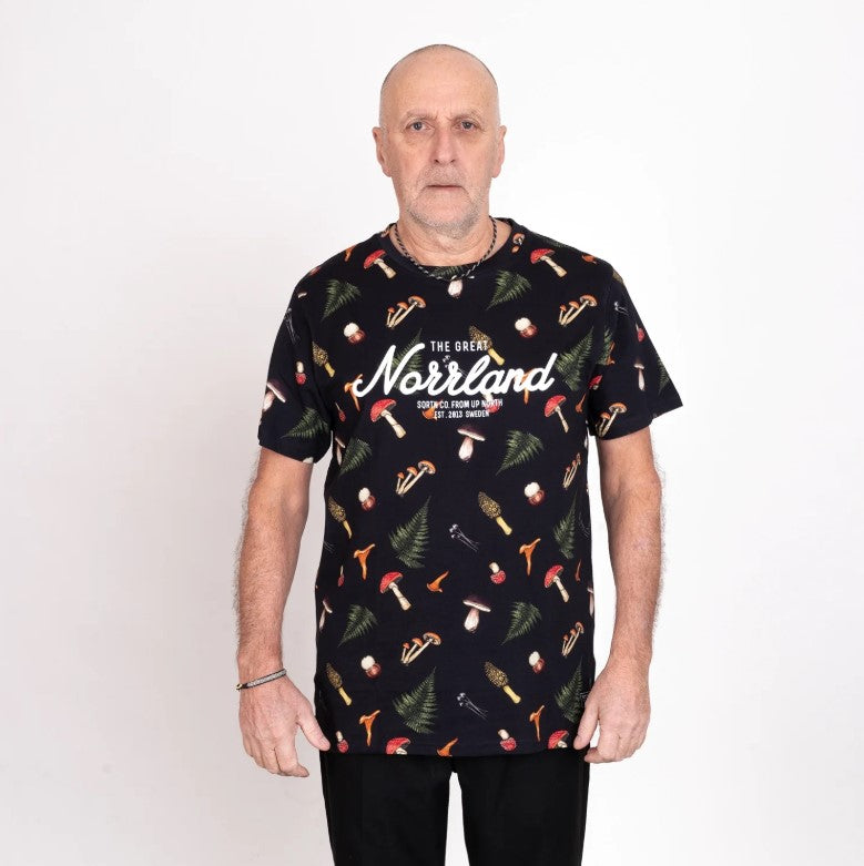 Great Norrland T-Shirt Shroom Black