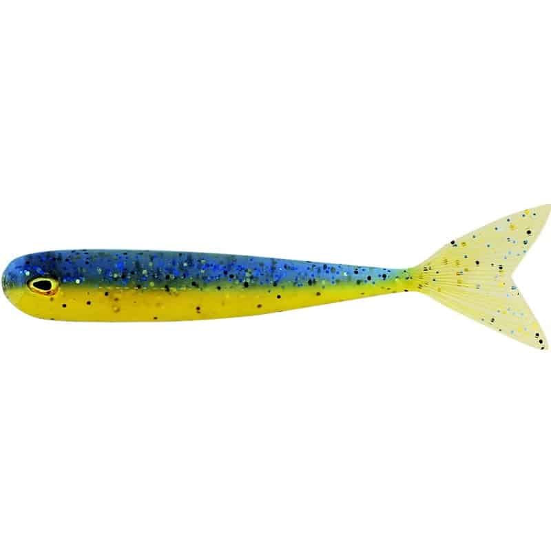Westin MegaTeez V-Tail 5 cm 1 g 4-pack – Blue N' Yellow