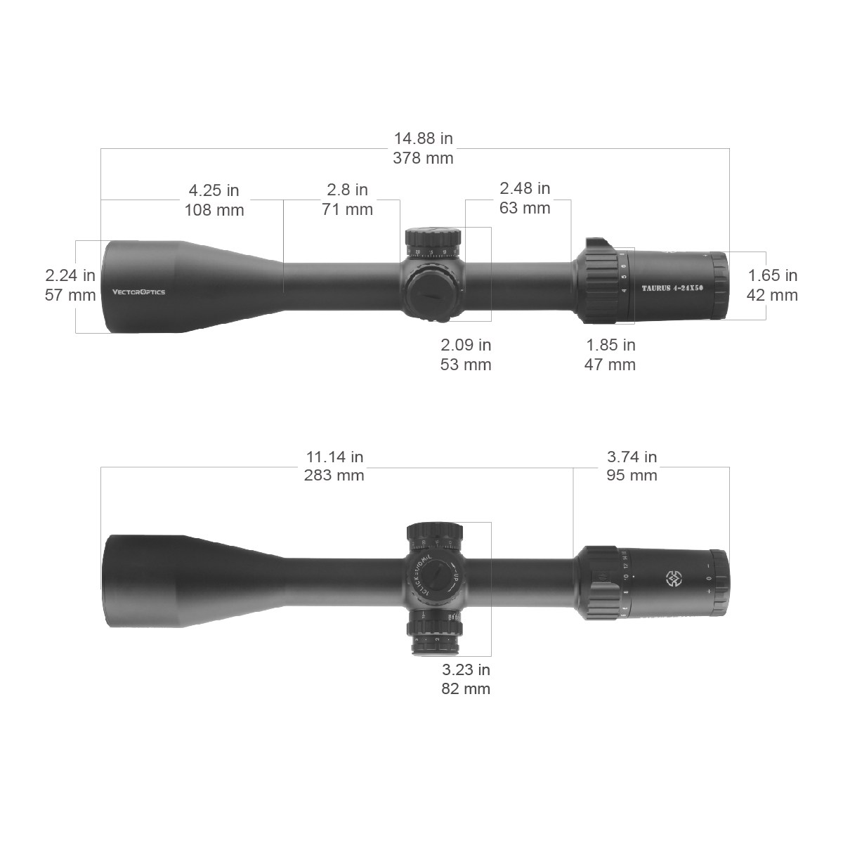 Vector Optics Taurus 4-24x50 FFP