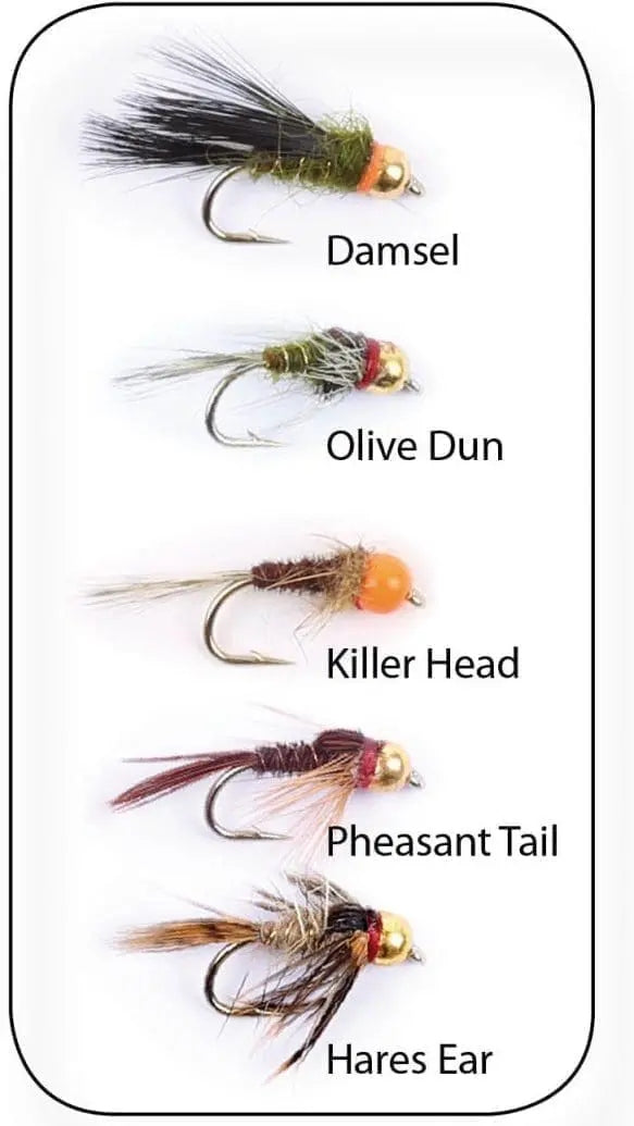 Wiggler Gold head short shank 5p